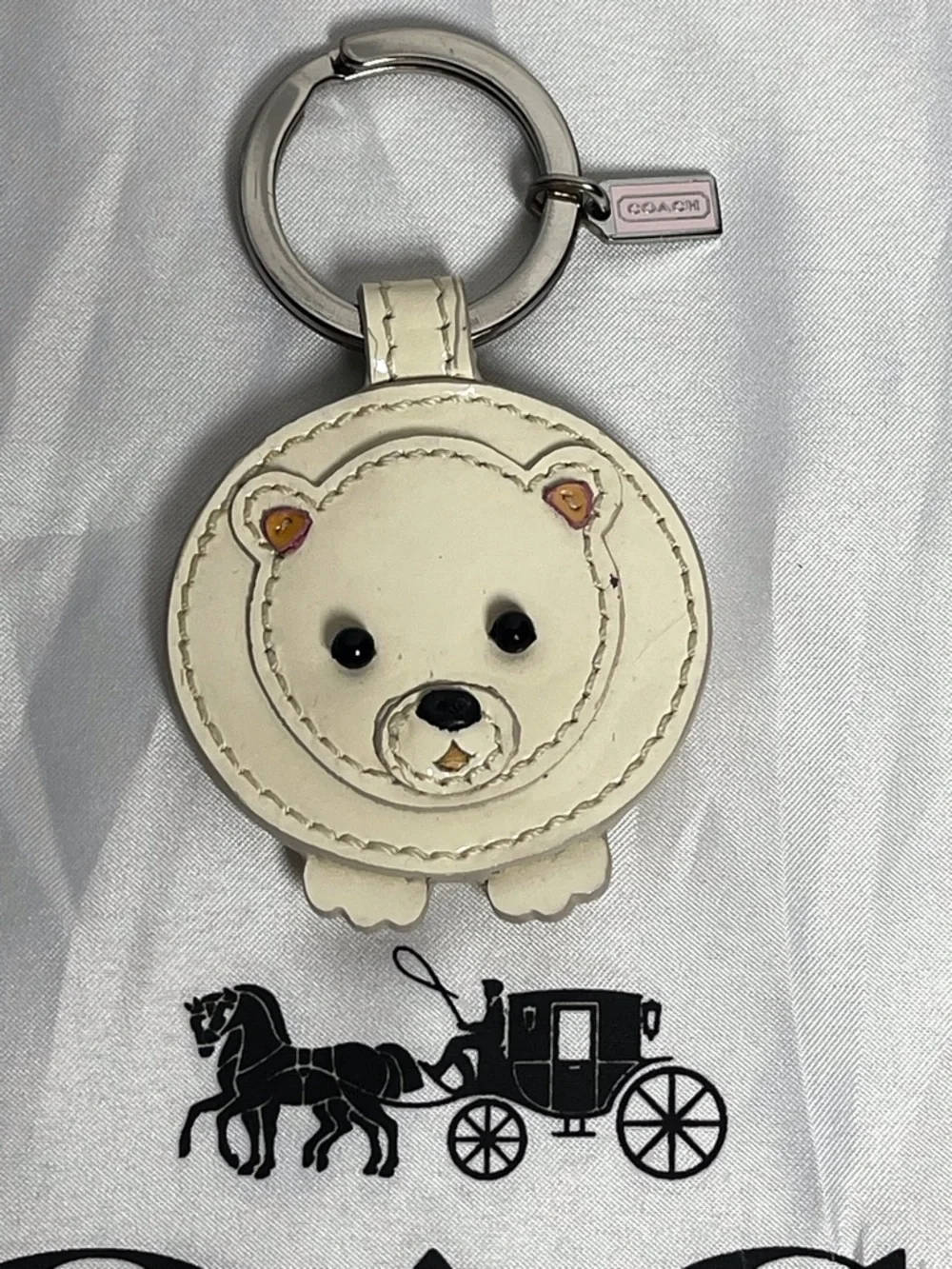 Coach Polar Bear Bag Charm - Picture 1 of 5